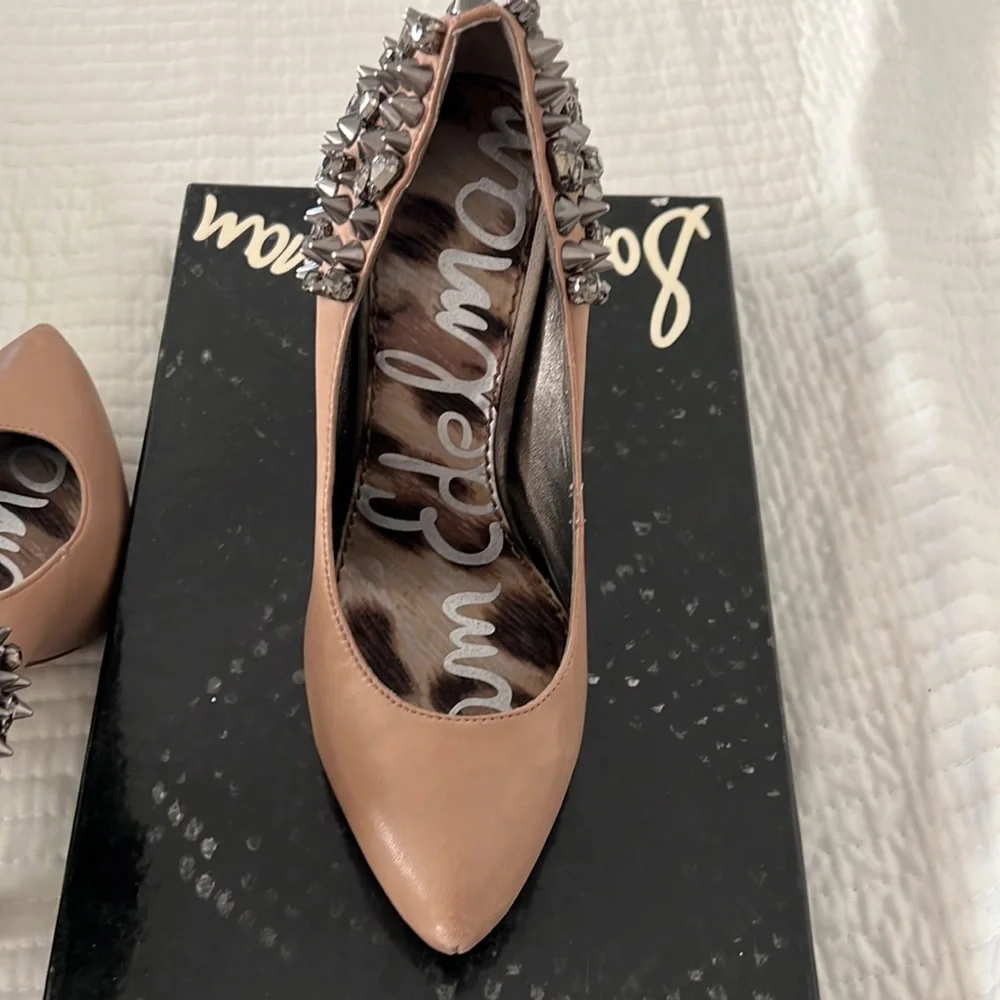 Sam Edelman nude spiked shoes - Picture 10 of 15